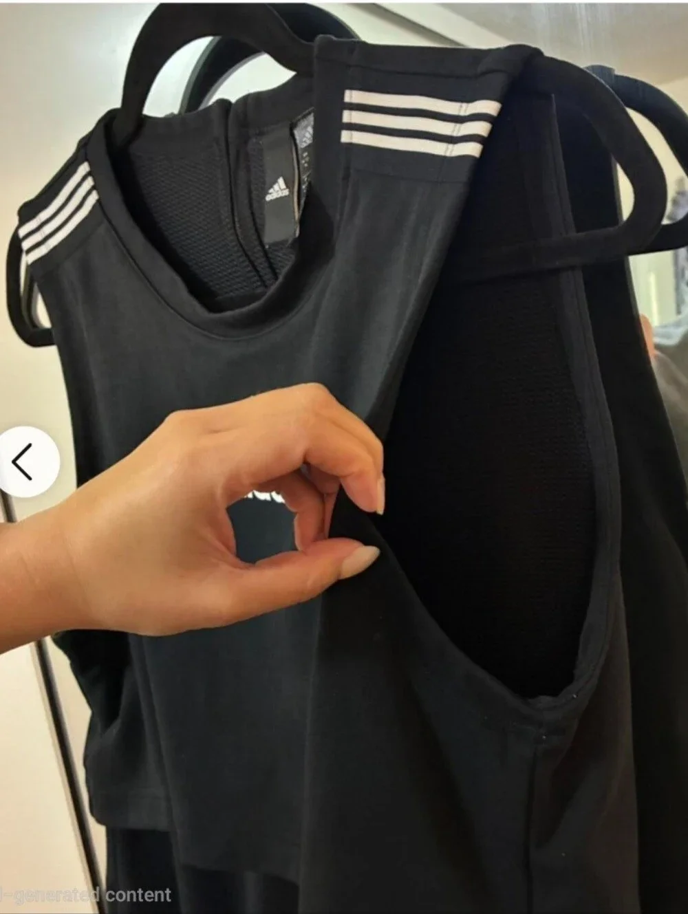 Adidas Game And Black Sleeveless Tennis Dress Women’s Medium Excellent Condition - Picture 4 of 5